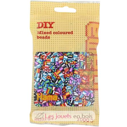 Bolsa de 1000 cuentas de plástico Midi Dos tonos HAMA-207-90 Hama 1