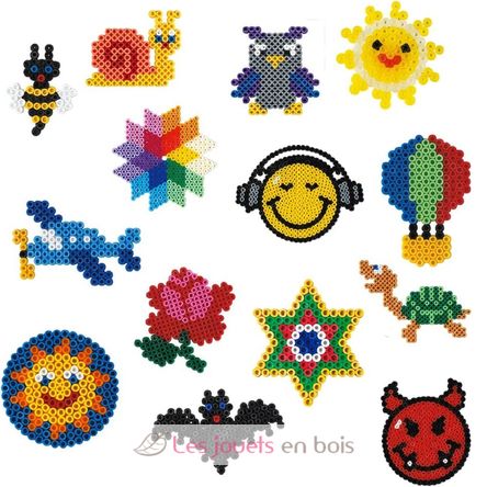 Bote amarillo de 4000 cuentas de plástico Midi HAMA-2052 Hama 4