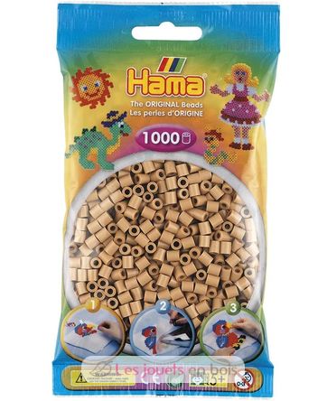 Bolsa de 1000 cuentas de plástico Midi Café helado HAMA-207-75 Hama 1