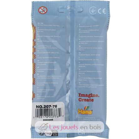 Bolsa de 1000 cuentas de plástico Midi Café helado HAMA-207-76 Hama 5