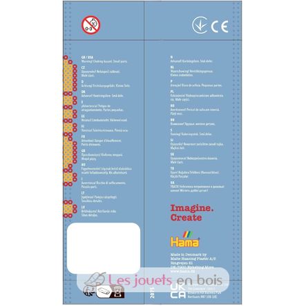 Bolsa de 1000 cuentas de plástico Midi Café helado HAMA-207-76 Hama 6