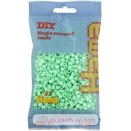 Bolsa de 1000 cuentas de plástico Midi menta pastel HAMA-207-98 Hama 1