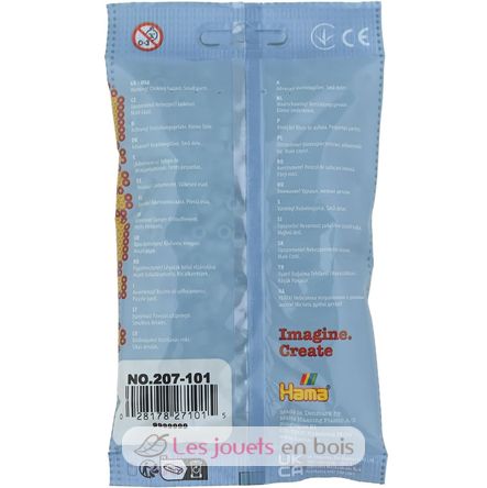 Bolsa de 1000 cuentas de plástico Midi eucalipto HAMA-207-101 Hama 3