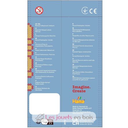 Bolsa de 1000 cuentas de plástico Midi eucalipto HAMA-207-101 Hama 4