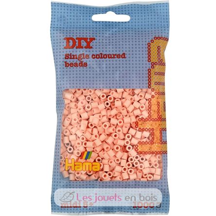 Bolsa de 1000 cuentas de plástico Midi melocotón HAMA-207-78 Hama 1