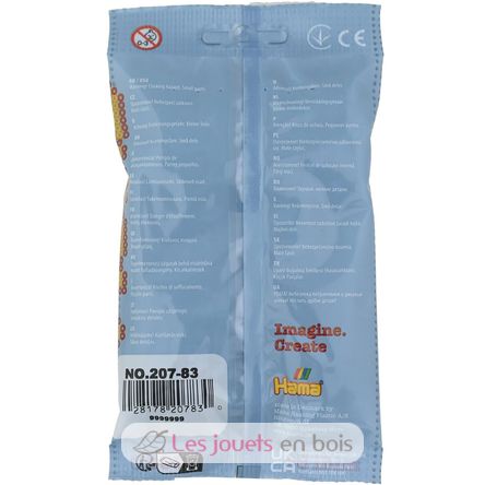 Bolsa de 1000 cuentas de plástico Midi aceite azul HAMA-207-83 Hama 6