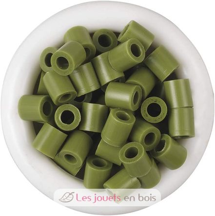Bolsa de 1000 cuentas de plástico Midi Verde oliva 207-84 Hama 2