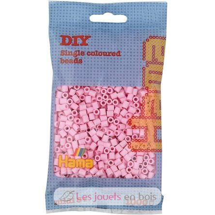 Bolsa de 1000 cuentas de plástico Midi Rosa suave HAMA-207-95 Hama 1