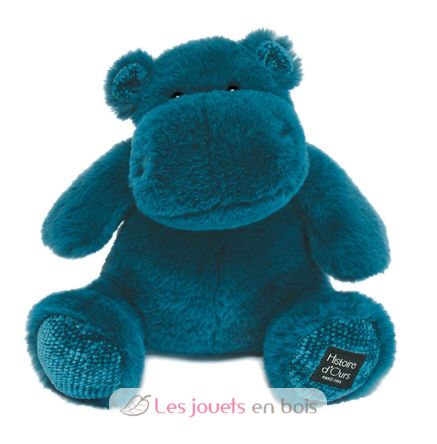 Hip Chic peluche hipopótamo azul 25 cm HO3107 Histoire d'Ours 1