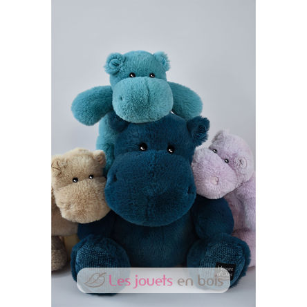 Hip Chic peluche hipopótamo azul 40 cm HO3108 Histoire d'Ours 3