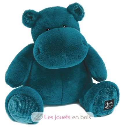 Hip Chic peluche hipopótamo azul 40 cm HO3108 Histoire d'Ours 1