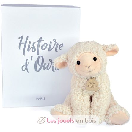 Peluche Cordero marfil 30 cm HO3129 Histoire d'Ours 4