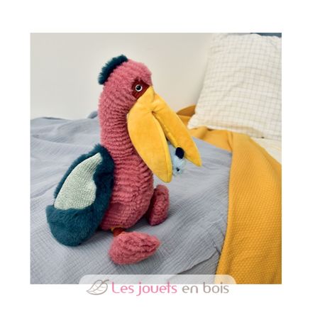 Peluche pelícano rosa HO3260 Histoire d'Ours 2