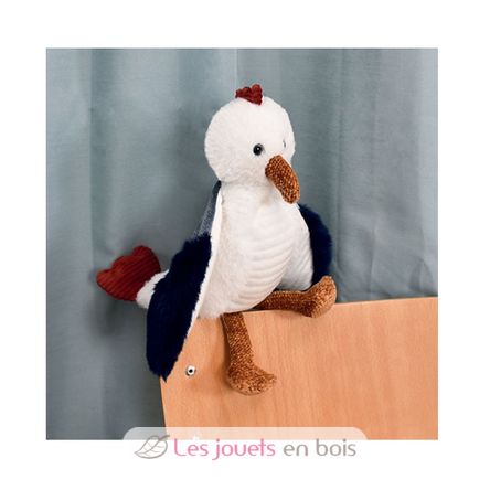 Peluche de gaviota blanca HO3263 Histoire d'Ours 3
