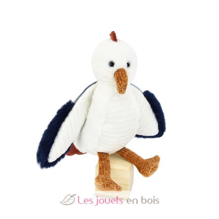 Peluche de gaviota blanca HO3263 Histoire d'Ours 1