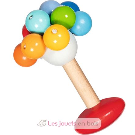 Sonajero de tallo arcoiris GK65364 Goki 1