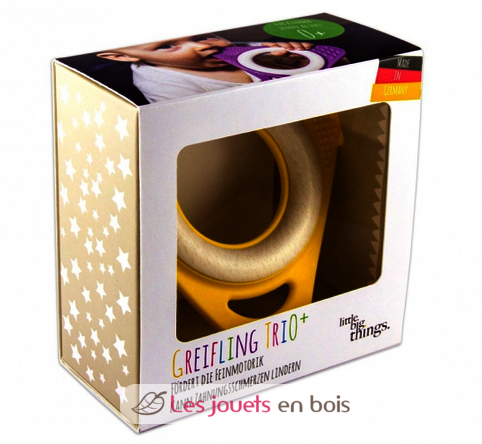 Tri0+ Triángulo sonajero morado EFK-120-000-202 Little Big Things 2