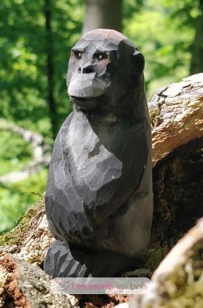 Figura gorila en madera WU-40459 Wudimals 4