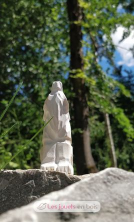 Figura Lobo ártico en madera WU-40480 Wudimals 5