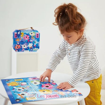 Puzzle Concierto de Rock Unicornios 24 piezas J02544 Janod 3