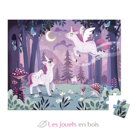 Puzzle unicornio 54 piezas J02555 Janod 2