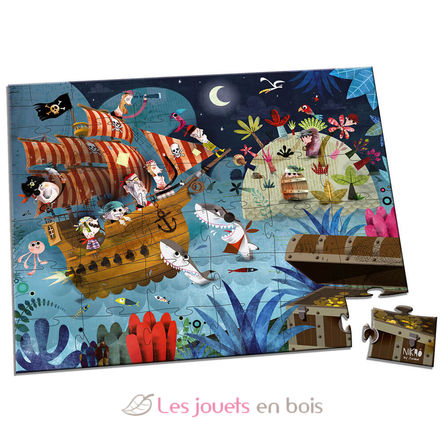 Puzzle de la búsqueda del tesoro 36 piezas J02614 Janod 3