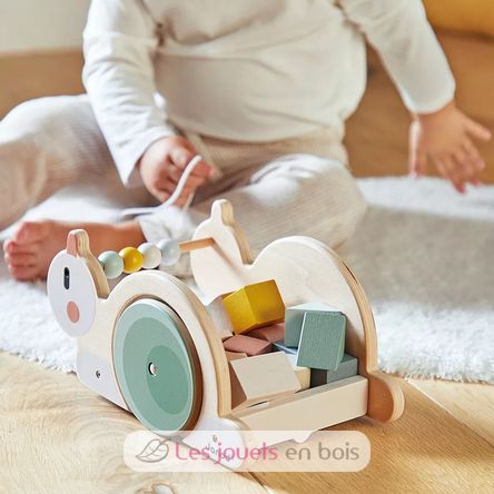 Carrito de cubos caracol Sweet Cocoon J04054 Janod 2