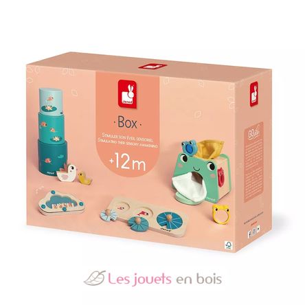 Box juguetes sensoriales 12 meses J04063 Janod 1