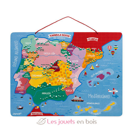 Mapa Magnético Península Ibérica J05478 Janod 5