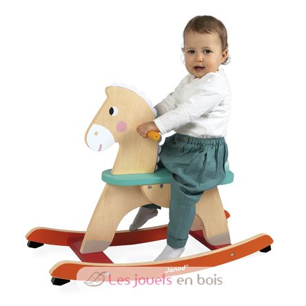 Caballo balancín Ogalo Zigolos J05980 Janod 4