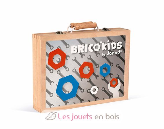 Caja de herramientas de madera Brico'Kids J06481 Janod 3