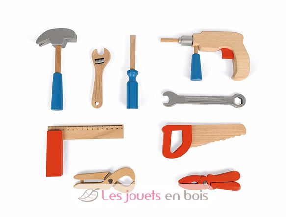 Caja de herramientas de madera Brico'Kids J06481 Janod 4