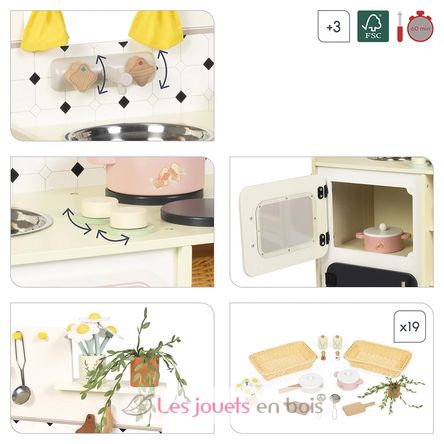 Gran cocina de madera Abuelita Alegre J06642 Janod 5