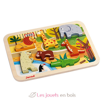 Puzzle 3D Zoo J07022-4103 Janod 2