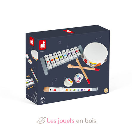 Juego de 5 instrumentos musicales Confetti J07600 Janod 4