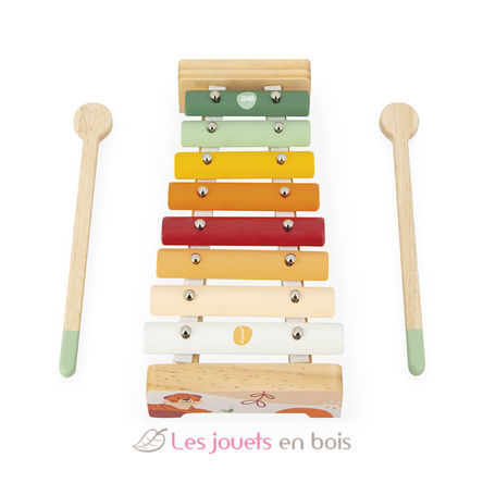 Juego de 5 instrumentos musicales de colores J07615 Janod 6