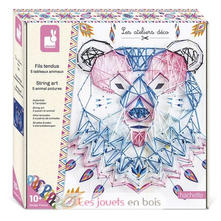 Hilos tensados cuadros de animales J07912 Janod 1