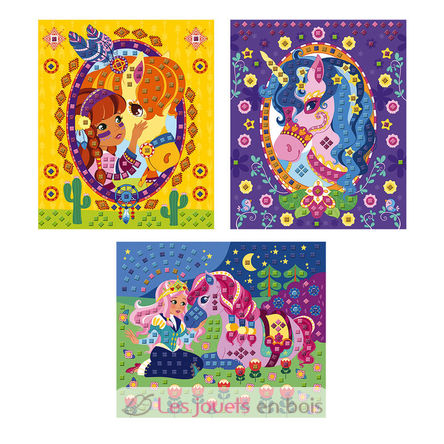 Mosaicos Ponis y Unicornios J07957 Janod 3