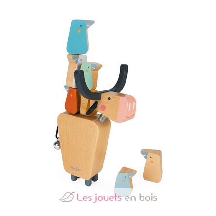 Juego de equilibrio del búfalo J08047 Janod 4