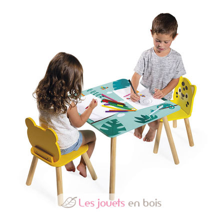 Mesa y sillas infantiles Tropik J08273 Janod 2