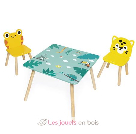 Mesa y sillas infantiles Tropik J08273 Janod 1