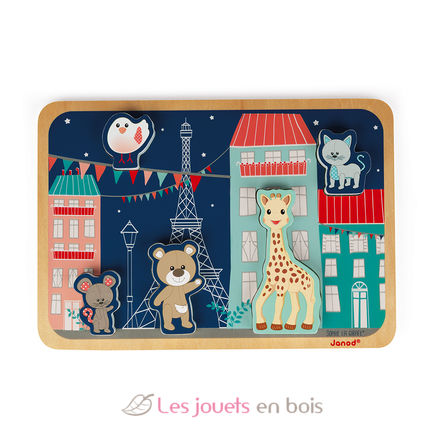 Puzzle Sophie la Jirafa J09508 Janod 1