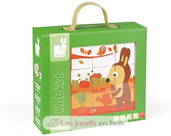 Cubos Color Animal J02802-5293 Janod 1