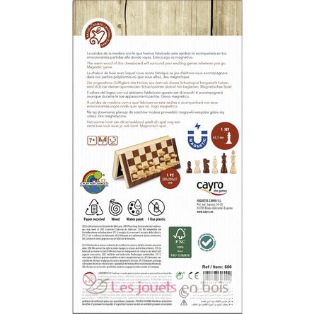 Ajedrez magnético CA600 Cayro 4