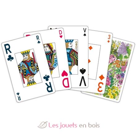 Juego de 54 cartas Flores de primavera SS-1300 Sentosphère 2