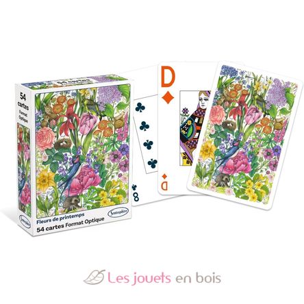 Juego de 54 cartas Flores de primavera SS-1300 Sentosphère 1