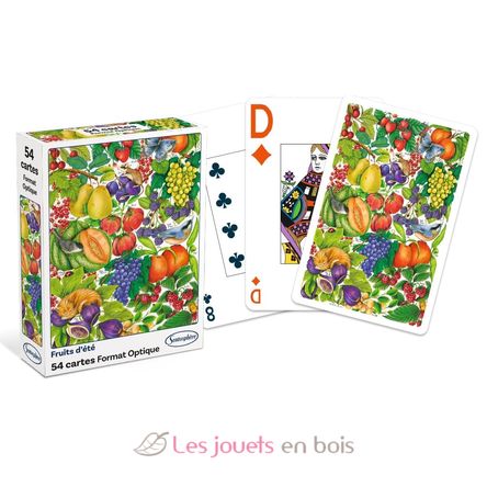 Juego de 54 cartas Frutas de verano SS-1301 Sentosphère 1