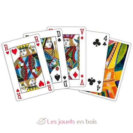 Juego de 54 cartas Torre Eiffel SS-1255 Sentosphère 2