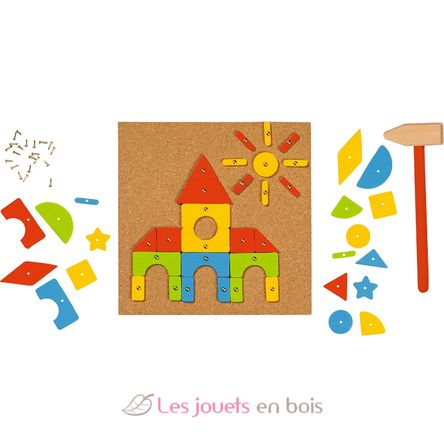 Martillo y set de clavos GK58578 Goki 2