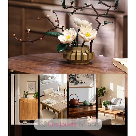 Arte Floral Oriental Invierno 990 piezas C59026W CaDA 3